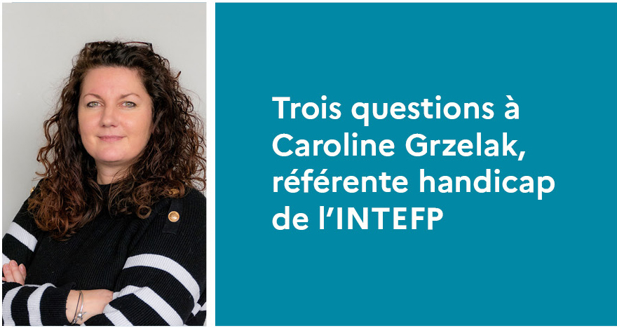 Portrait de Caroline Grzelak, responsable de projet et référente handicap