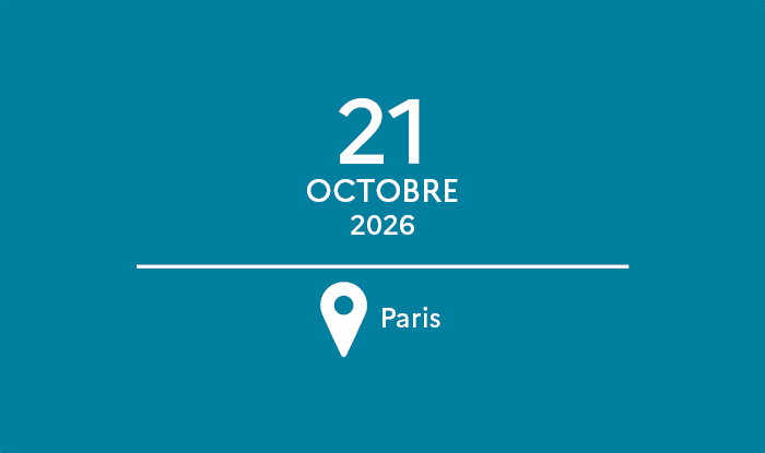 21 octobre 2026 à Paris