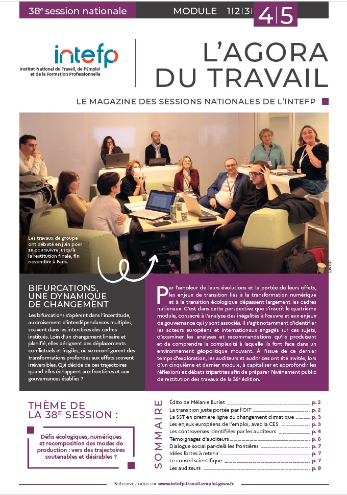 Une de L'Agora du Travail 4