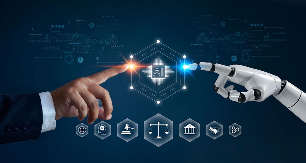 Interaction entre humain et IA avec en soutenance éthique et justice notamment