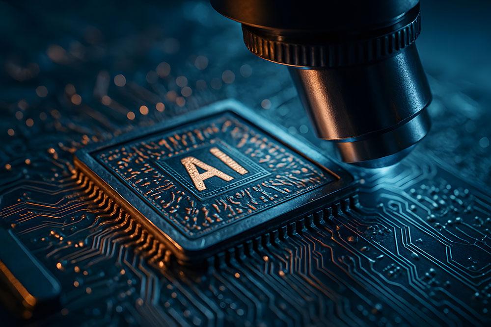 Image représentant l'IA et la recherche en la matière