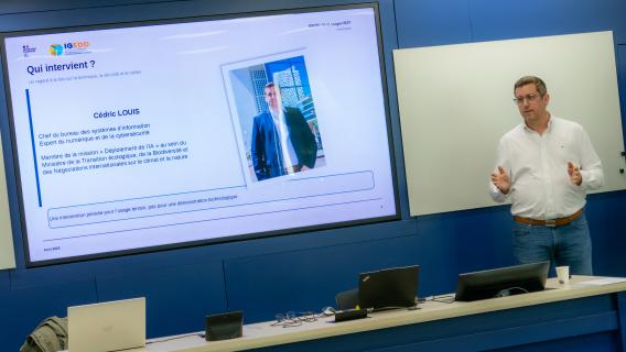 intervention sur cybersécurité et IA