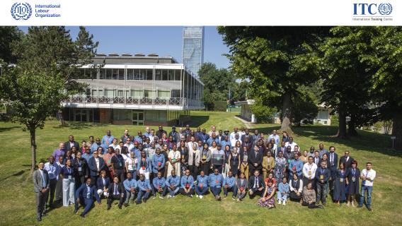 L'ensemble des participants à la semaine de formation.