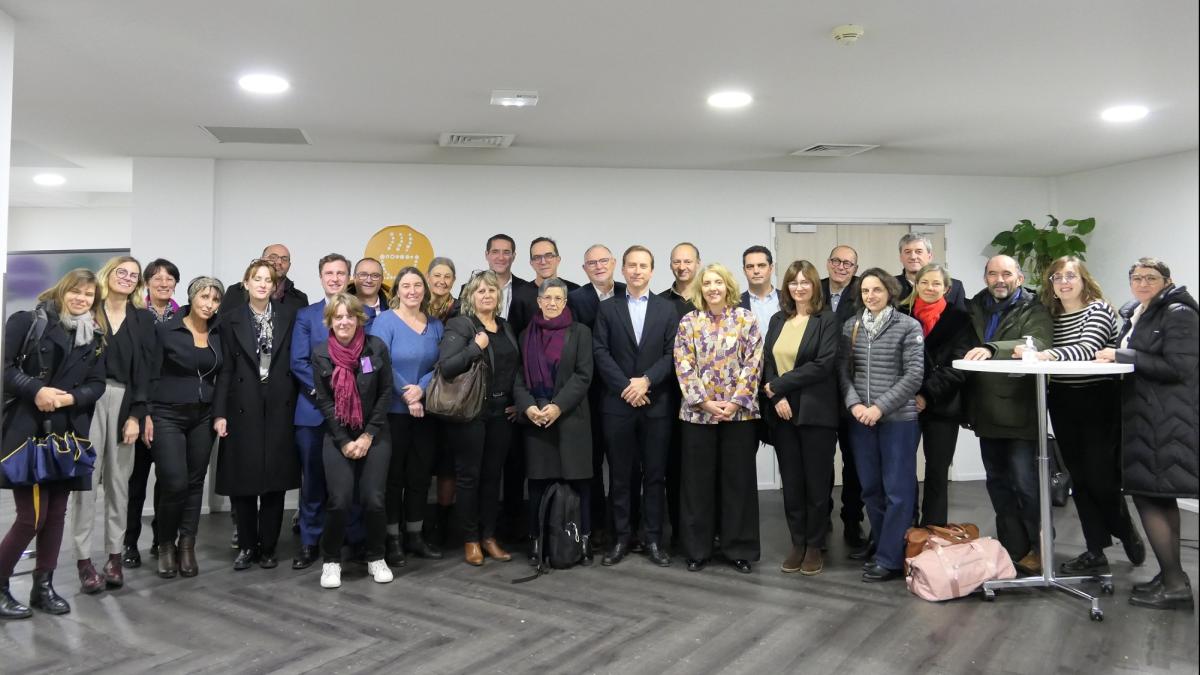 Le groupe des auditeurs de la 38e session nationale de l'INTEFP.