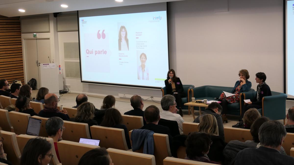 L'une des séquences orchestrées par les auditeurs de la 38e session nationale.