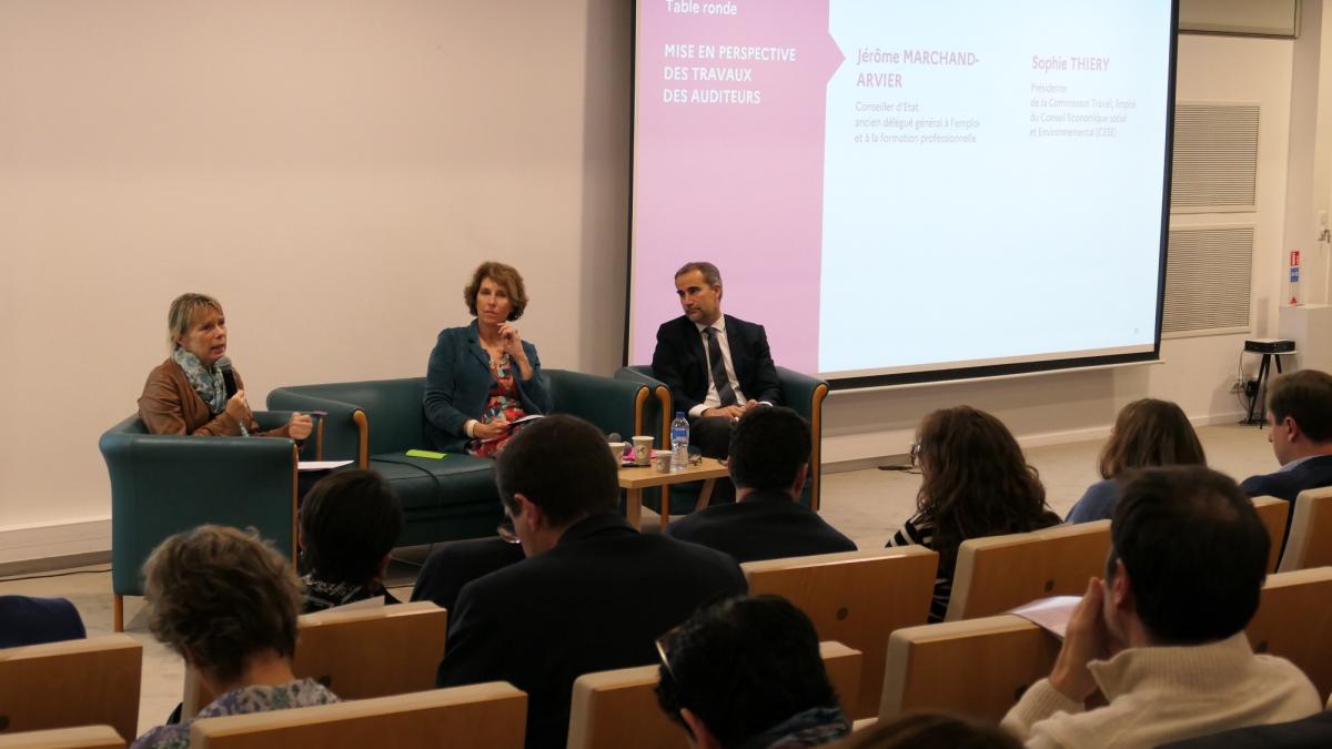 Table ronde avec Jérôme Marchand-Arvier, conseiller d’État et Sophie Thiéry du Cese.