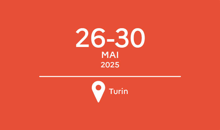Formation à Turin du 26 au 30 mai 2025